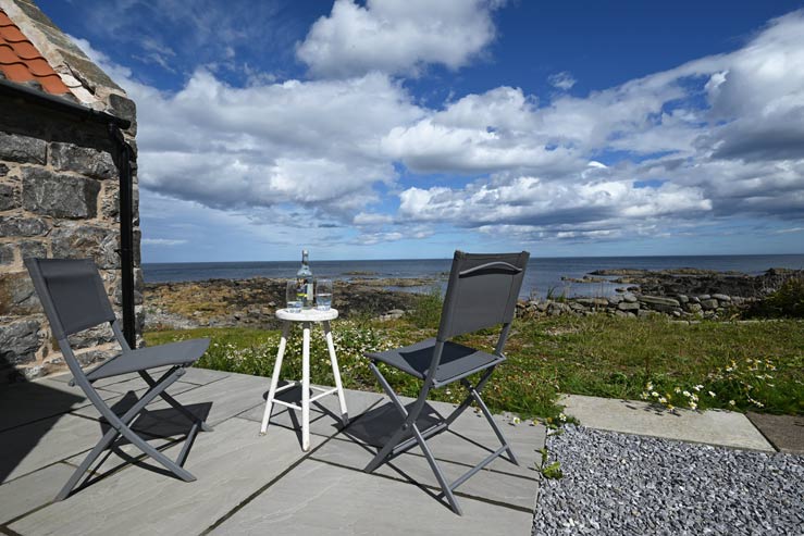 Patio seating area Patio seating area