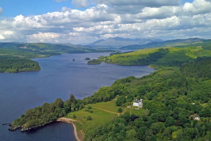 Bluebell Cottage and Loch Awe Bluebell Cottage and Loch Awe