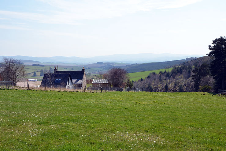 View over Coldwells Cottage View over Coldwells Cottage