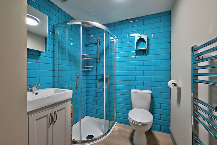 Downstairs shower room Downstairs shower room