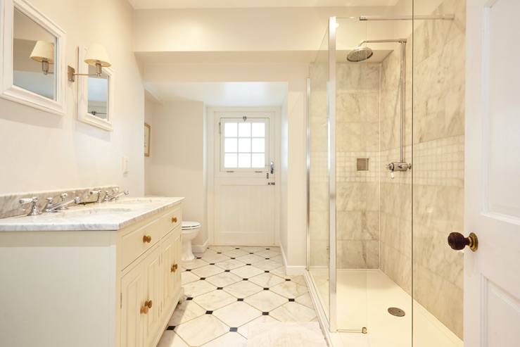 Downstairs shower room Downstairs shower room