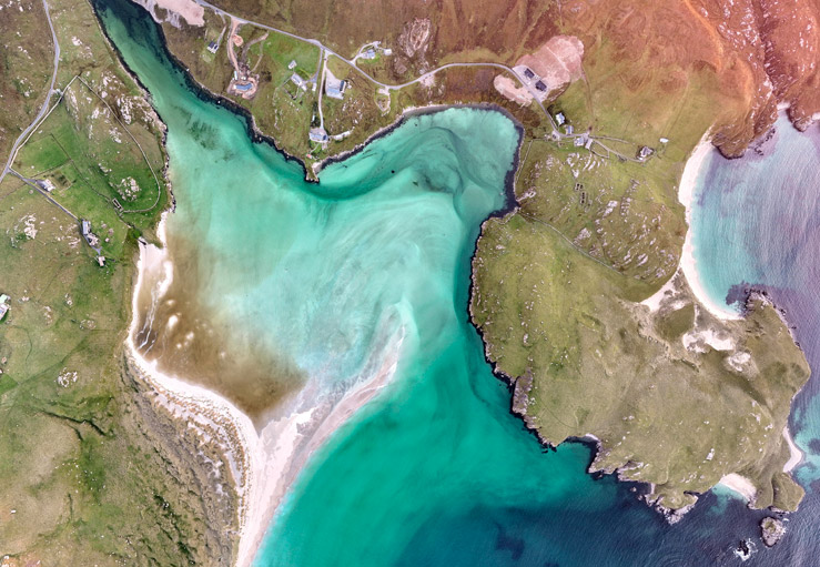 Looking down on Uig Bay and Carnish Looking down on Uig Bay and Carnish