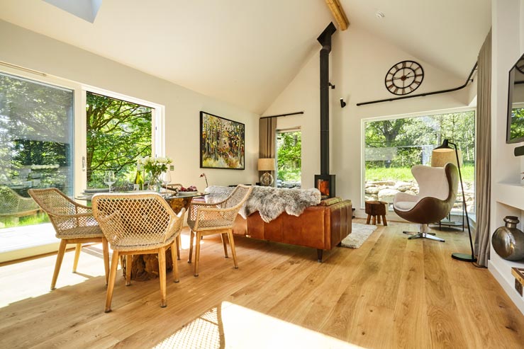 Open plan living area Open plan living area