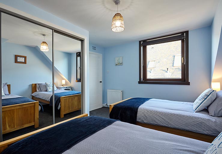 Upstairs twin bedroom Upstairs twin bedroom